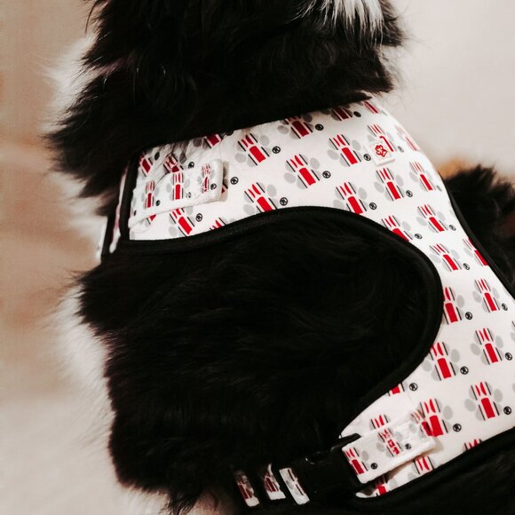 Ohio State Buckeye's Helmet Paw Print Pet Harness - Picture 5 of 10